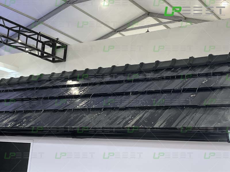 Upbest集成太阳能屋顶防水测试在SNEC展会获批